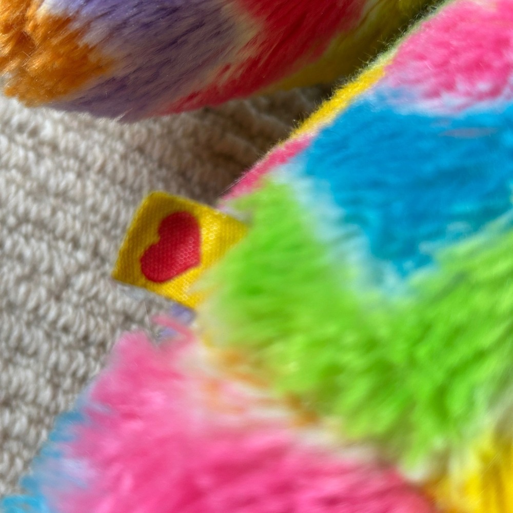Build-A-Bear‎ Rainbow Chevron Bunny Plush Kids Retired VTG 2014 - Picture 10 of 12